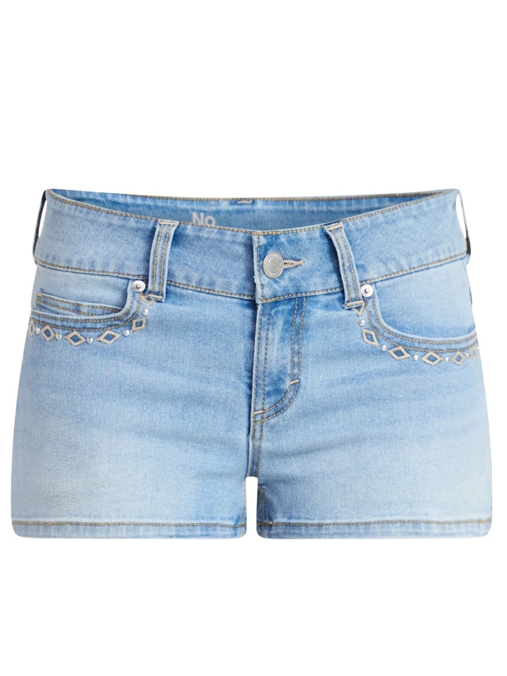 No Boundaries Low Rise Denim Mini Shorts